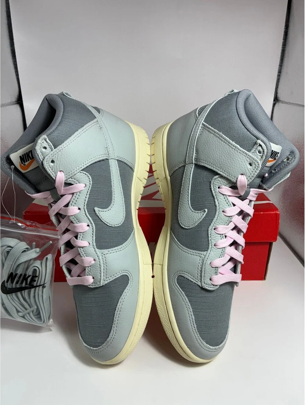 Size 8m/9.5w - Nike Dunk Hi Retro PRM Certified Fresh Particle Grey